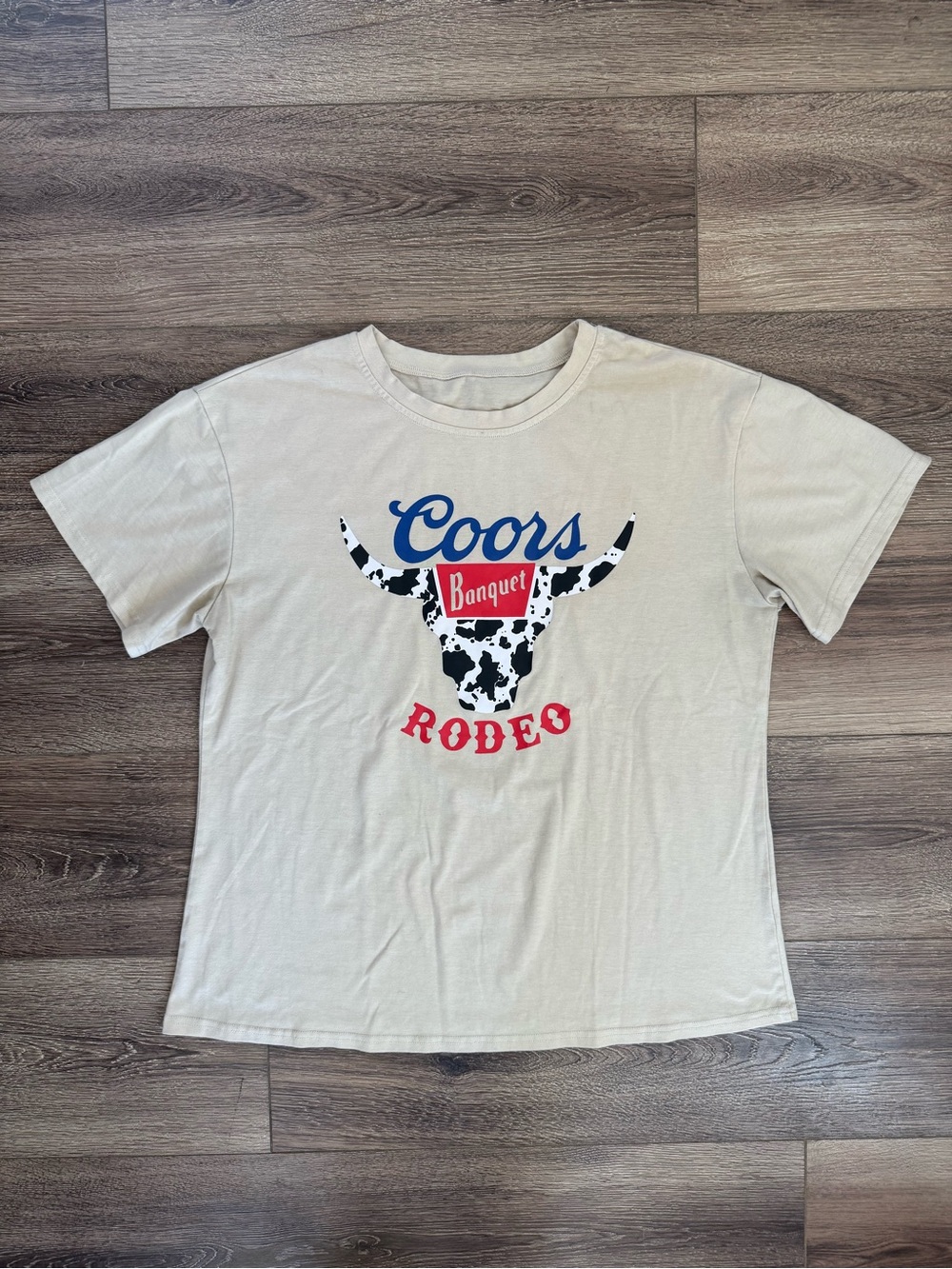 Coors Banquet Rodeo Graphic Tee Shirt